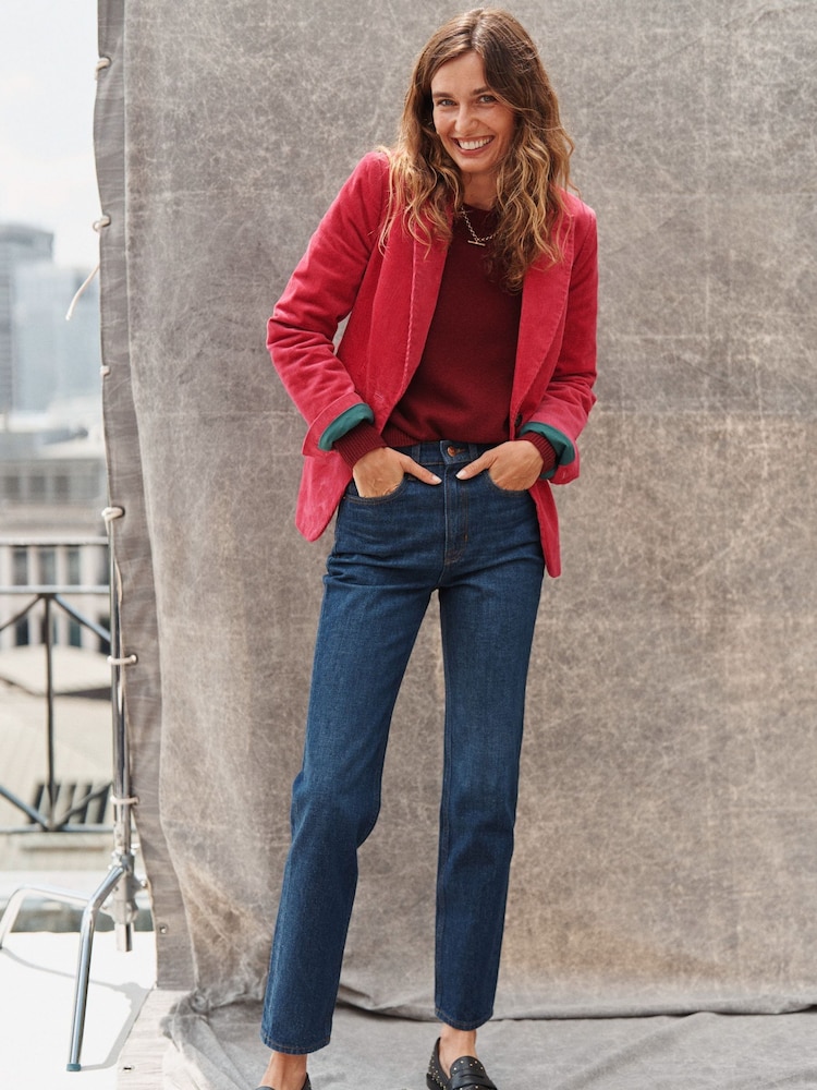 Boden Pink Marylebone Cord Blazer - Image 1 of 6
