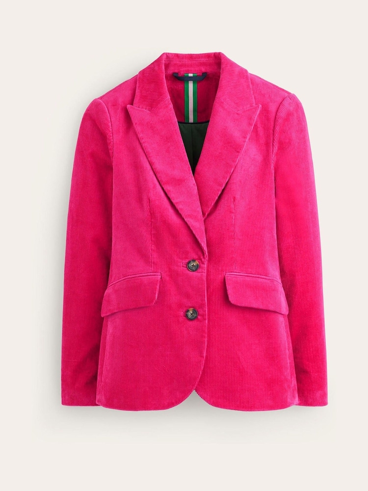 Boden Pink Marylebone Cord Blazer - Image 6 of 6