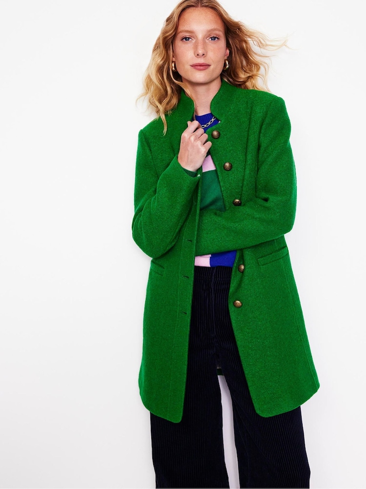 Boden Green Hamilton Textured Coat - Image 1 of 5