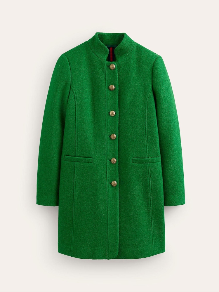 Boden Green Hamilton Textured Coat - Image 5 of 5