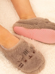 Vanilla Underground Brown Womens Character Slippers - Image 6 of 6