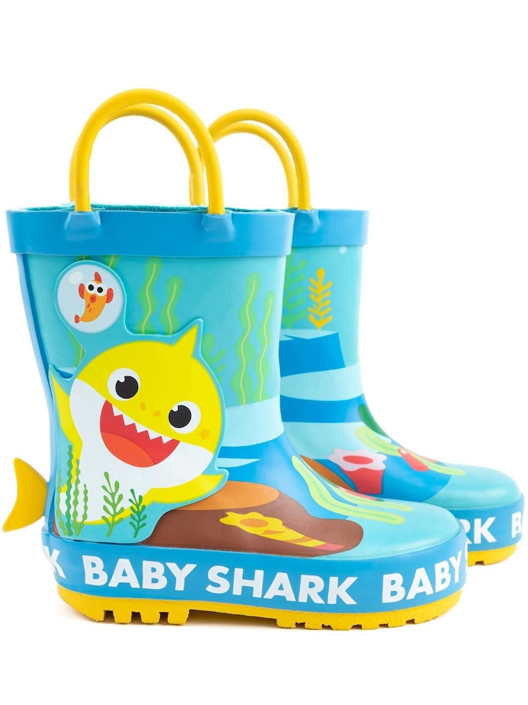 Vanilla Underground Blue Kids Character Wellies - Image 2 of 5