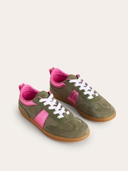 Boden Green Erin Retro Tennis Trainers - Image 3 of 5