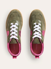 Boden Green Erin Retro Tennis Trainers - Image 4 of 5