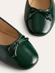 Boden Green Kitty Flexi Sole Ballet Pumps - Image 4 of 5