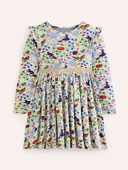 Boden Cream Mabel Halloween Twirly Ballerinas Dress - Image 2 of 4