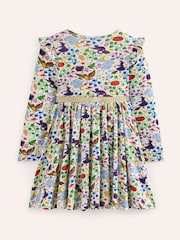 Boden Cream Mabel Halloween Twirly Ballerinas Dress - Image 3 of 4