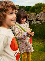 Boden Orange Pumpkin Appliqué Bag Tunic - Image 4 of 4