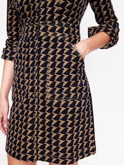 Boden Brown Flora Corduroy Shirt Dress - Image 4 of 5