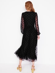 Boden Black Christina Tulle Midi Dress - Image 3 of 5