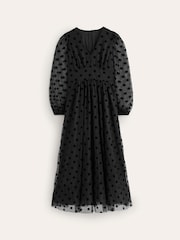 Boden Black Christina Tulle Midi Dress - Image 5 of 5