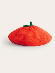 Boden Pumpkin Novelty Beret klobuki in kape; pokrivala - Slika 2 iz 3