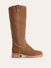 Boden flache, kniehohe Stiefel - Bild 2 von 4