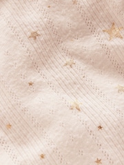 Boden Cream Ruffle Sparkle Pointelle T-Shirt - Image 3 of 3