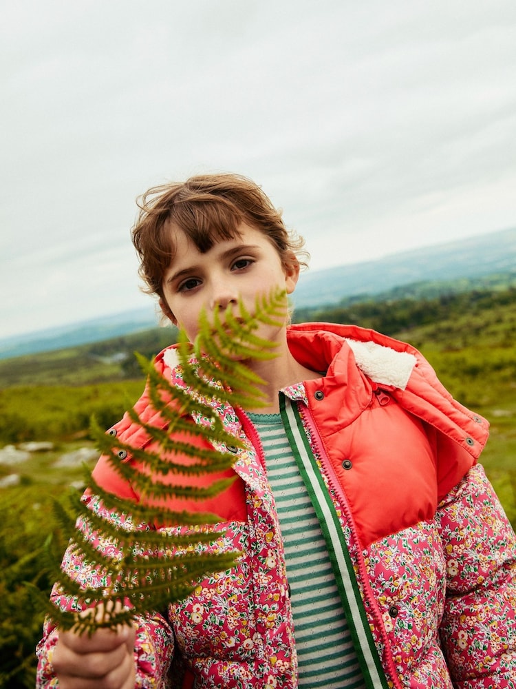 Boden Pink 2-In-1 Padded Coat - Image 5 of 5
