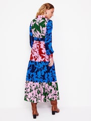 Boden Brown Occasion Maxi Shirt Dress - Image 3 of 5