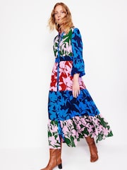 Boden Brown Occasion Maxi Shirt Dress - Image 4 of 5