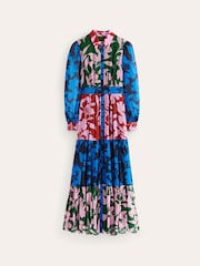 Boden Brown Occasion Maxi Shirt Dress - Image 5 of 5