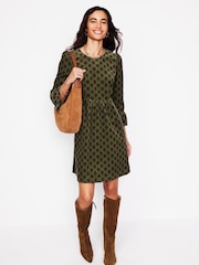 Boden Green Ora Short Corduroy Dress - Image 4 of 5