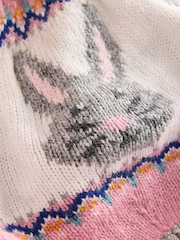 Boden zajček fairisle vzorec pletena baretka klobuki in kape; pokrivala - Slika 3 iz 3