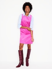 Boden Pink Pia Cord Shift Dress - Image 1 of 5