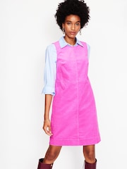 Boden Pink Pia Cord Shift Dress - Image 3 of 5