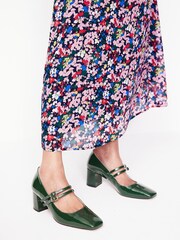 Boden Green Block Heel Pumps - Image 1 of 4