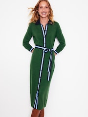 Boden Green Victoria Knitted Shirt Dress - Image 1 of 5