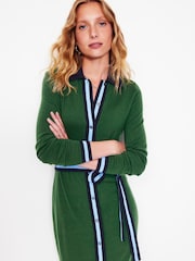 Boden Green Victoria Knitted Shirt Dress - Image 3 of 5