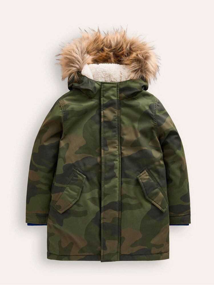 Boden Green Camo Authentic Waterproof Parka - Image 2 of 5 Boden Green Camo Authentic Waterproof Parka - Image 2 of 5