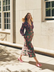 Boden Ivy Gesmoktes Midikleid - Bild 2 von 6