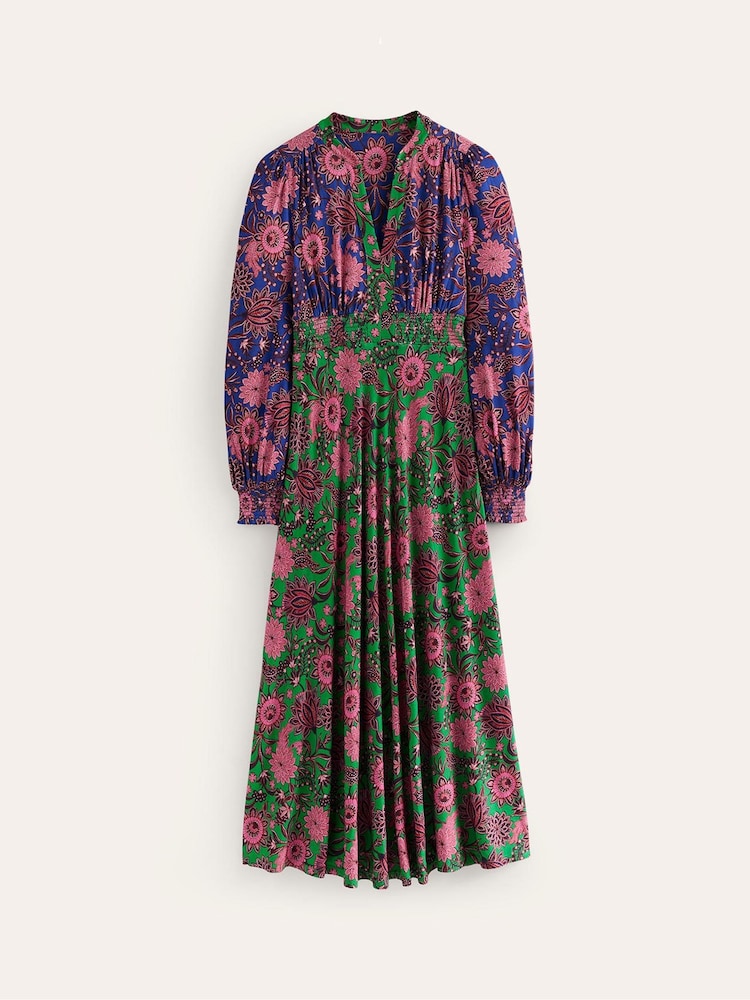 Boden Ivy Gesmoktes Midikleid - Bild 6 von 6