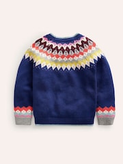 Boden Blue Eleanor Fair Isle Pattern Jumper - Image 3 of 4