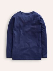 Boden Blue 100% Cotton Glow-In-The-Dark Tornado T-Shirt - Image 2 of 3