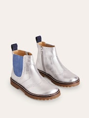 Boden Metallic Metallic Leather Chelsea Boots - Image 2 of 3
