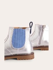 Boden Metallic Metallic Leather Chelsea Boots - Image 3 of 3