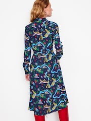Boden Blue Kate Midi Shirt Dress - Image 2 of 5