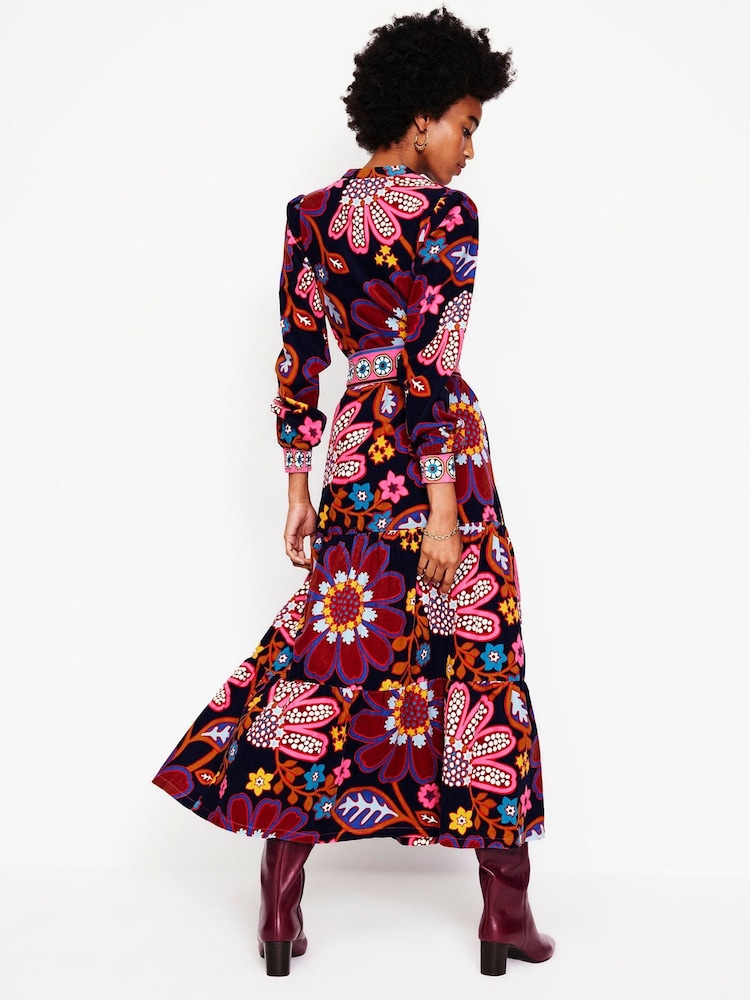 Boden Brown Alba Cord 100% Cotton Maxi Dress - Image 2 of 7 Boden Brown Alba Cord 100% Cotton Maxi Dress - Image 2 of 7