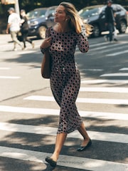 Boden Green Amelie Long Sleeve Midi Dress - Image 1 of 2