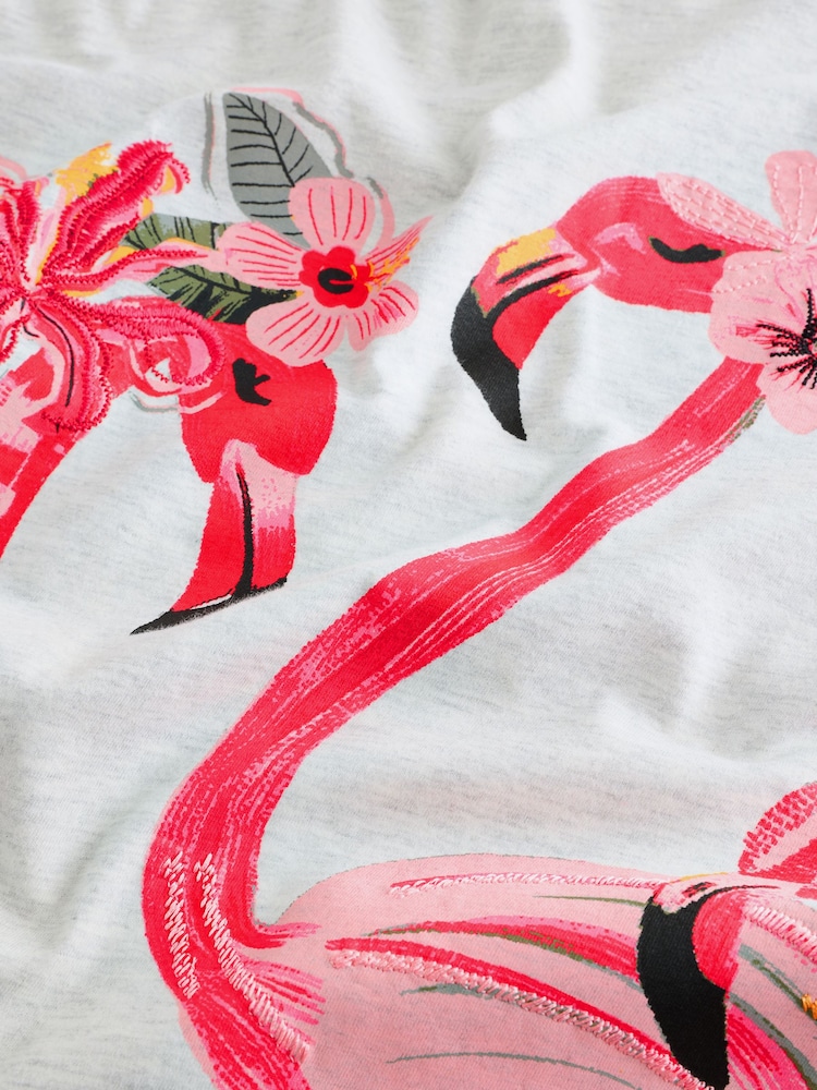 Flamant rose - Pyjama en jersey à manches courtes - Image 7 of 10