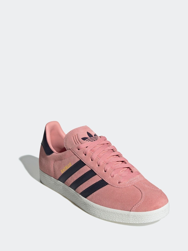 adidas Originals Pink Gazelle Trainers - Image 3 of 9