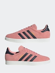 adidas Originals Pink Gazelle Trainers - Image 5 of 9
