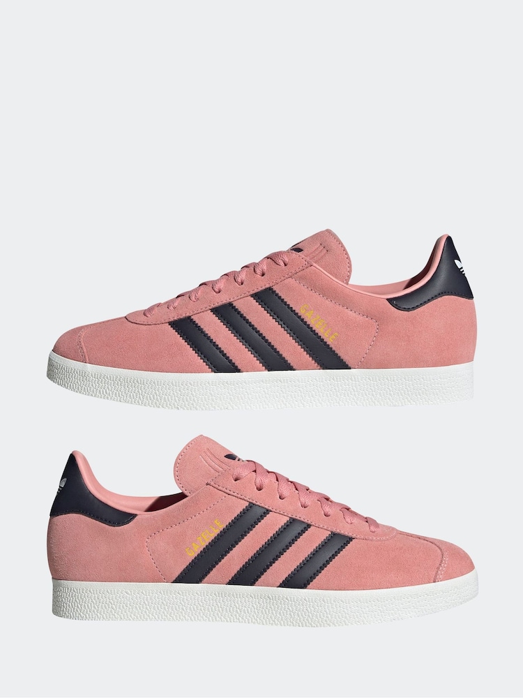 adidas Originals Pink Gazelle Trainers - Image 5 of 9