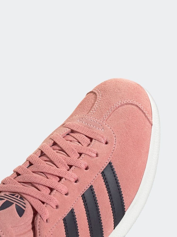 adidas Originals Pink Gazelle Trainers - Image 8 of 9