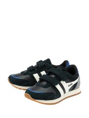Gola Black Kids Austin Pure Strap Recycled PU Trainers - Image 2 of 4