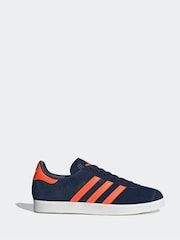 Темно-синий/Оранжевый - Кроссовки adidas Originals Gazelle - Изображение 1 из 3