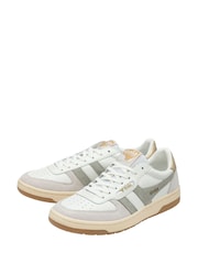Gola off white Ladies Hawk Lace-Up Trainers - Image 2 of 4