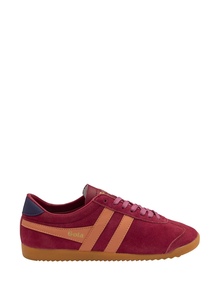 Gola Pink Ladies Bullet Suede Lace-Up Trainers - Image 1 of 4
