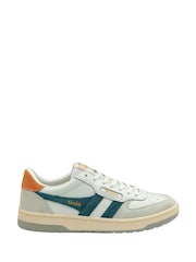 Gola salt white Ladies Hawk Lace-Up Trainers - Image 1 of 4