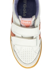 Gola White Kids Eagle Strap Trainers - Image 4 of 4